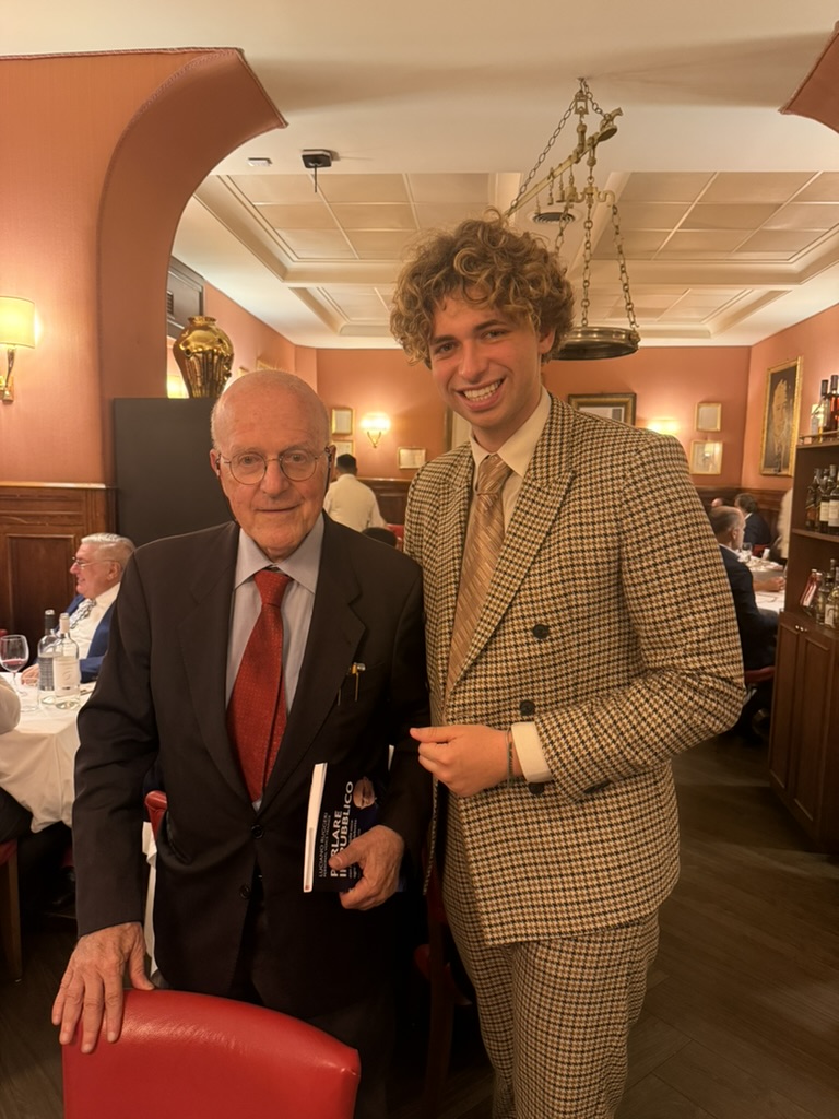 Pietro Cannata con Nicola Piepoli
